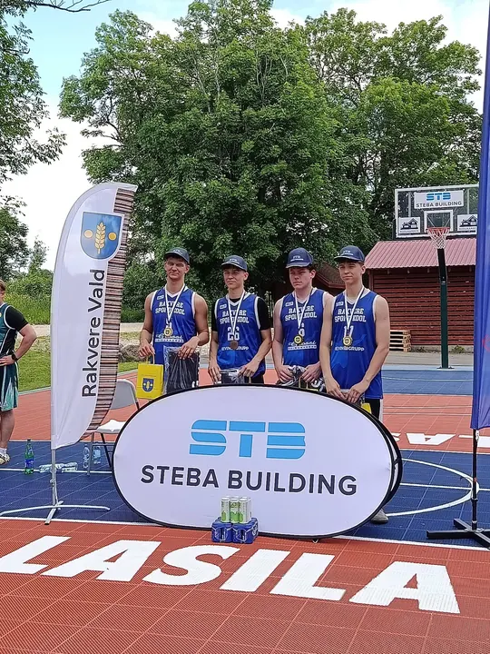 Medali võitnud võistkond 3×3 korvpalliturniiril