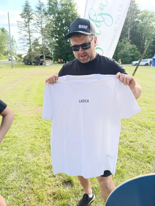 Auhinnaks saadud Lasila särk